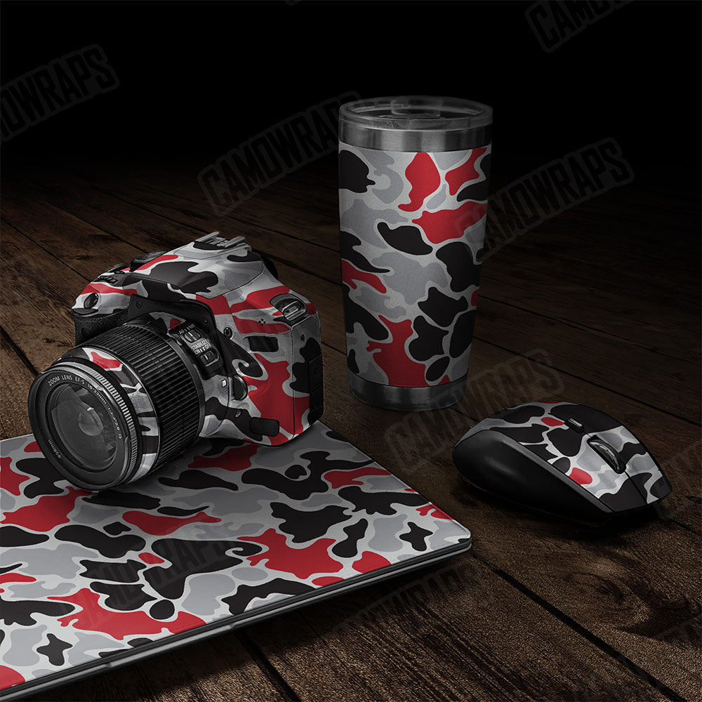 Old School Duck Red Tiger Gear Skin Vinyl Wrap