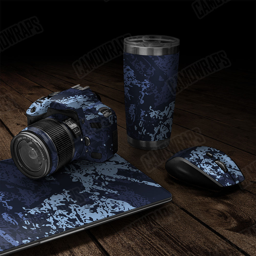 Pasted Blue Urban Night Gear Skin Vinyl Wrap