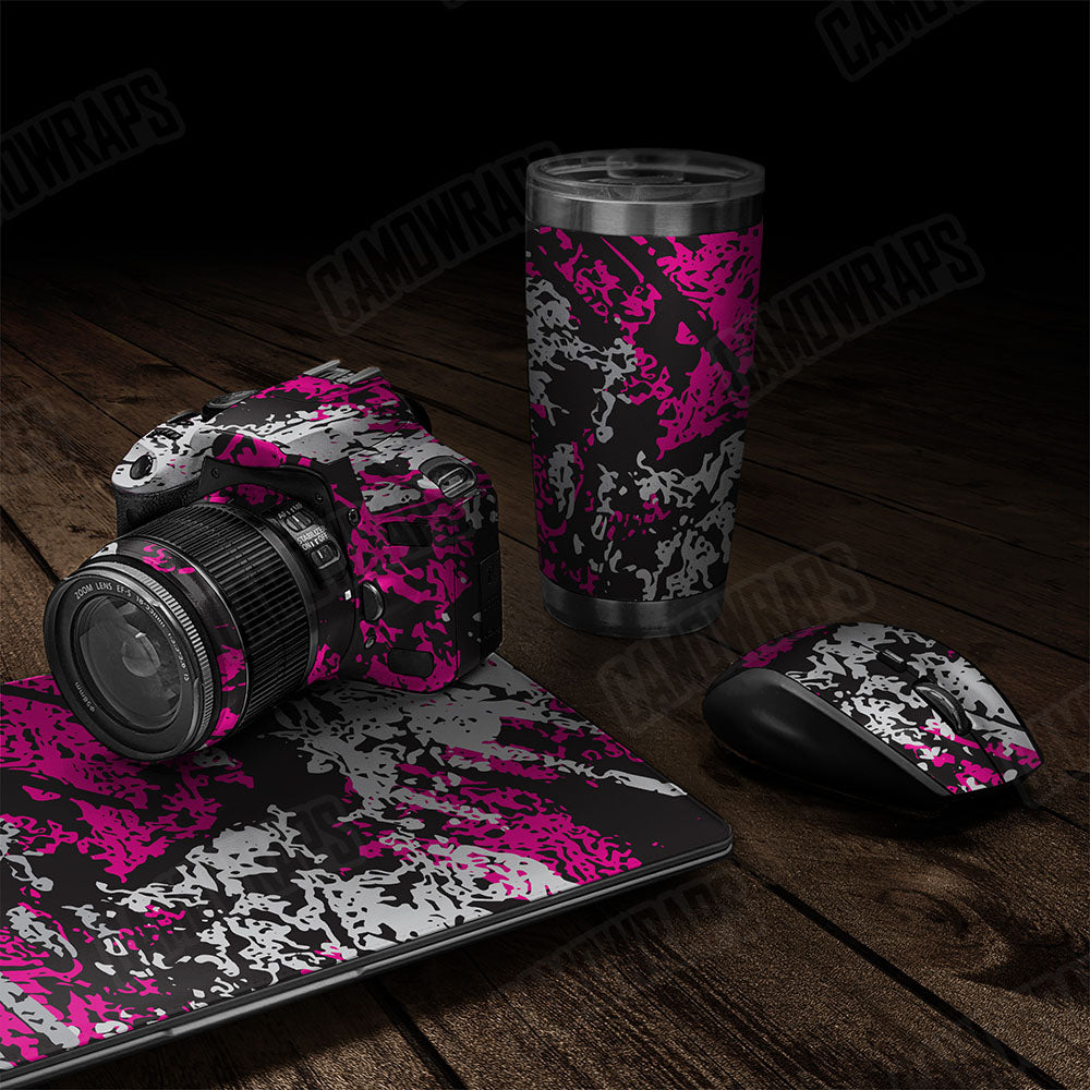 Pasted Magenta Tiger Gear Skin Vinyl Wrap