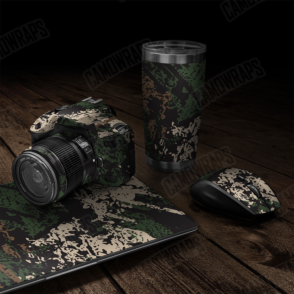 Pasted Woodland Gear Skin Vinyl Wrap