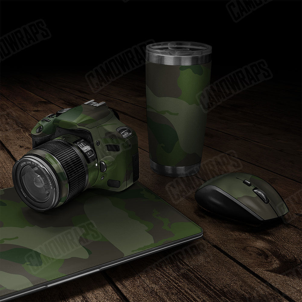 Ragged Army Dark Green Gear Skin Vinyl Wrap