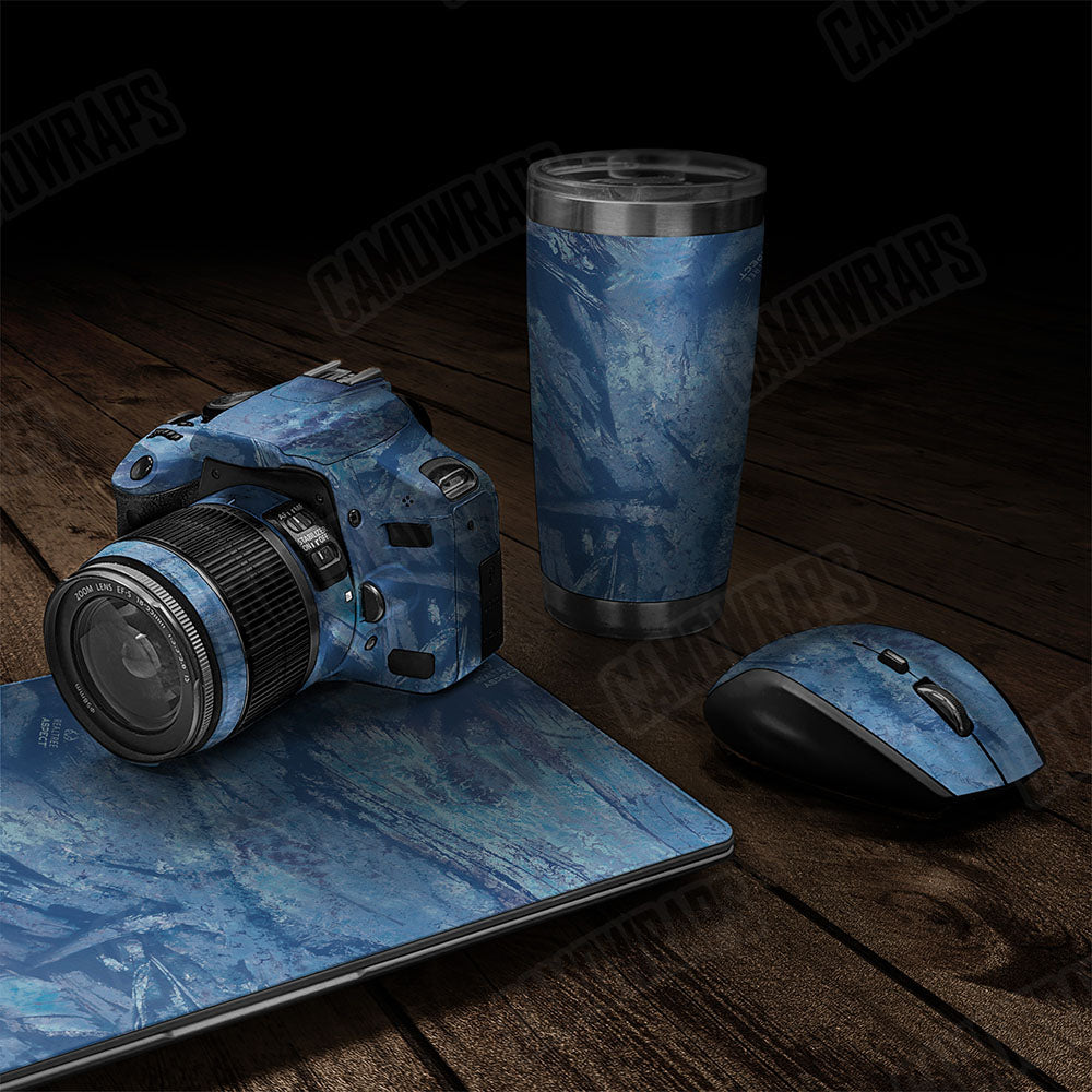Realtree Aspect Ocean Blue Gear Skin Vinyl Wrap