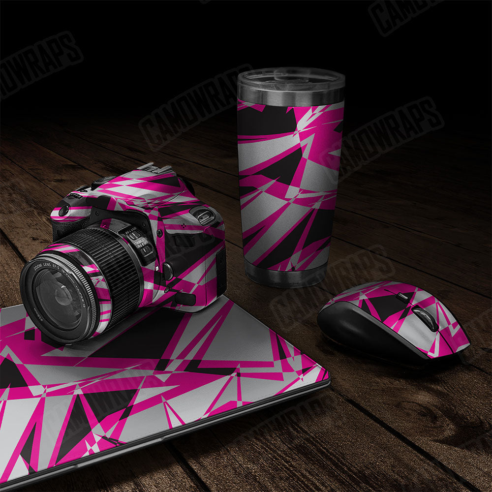 Sharp Magenta Tiger Gear Skin Vinyl Wrap