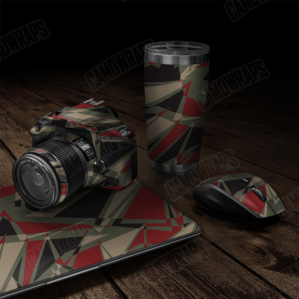 Sharp Militant Red Gear Skin Vinyl Wrap
