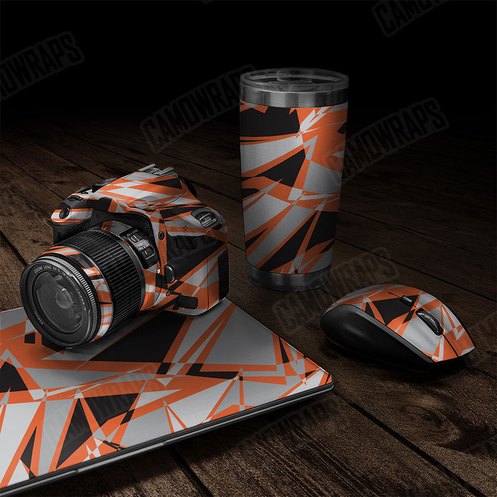 Sharp Orange Tiger Gear Skin Vinyl Wrap