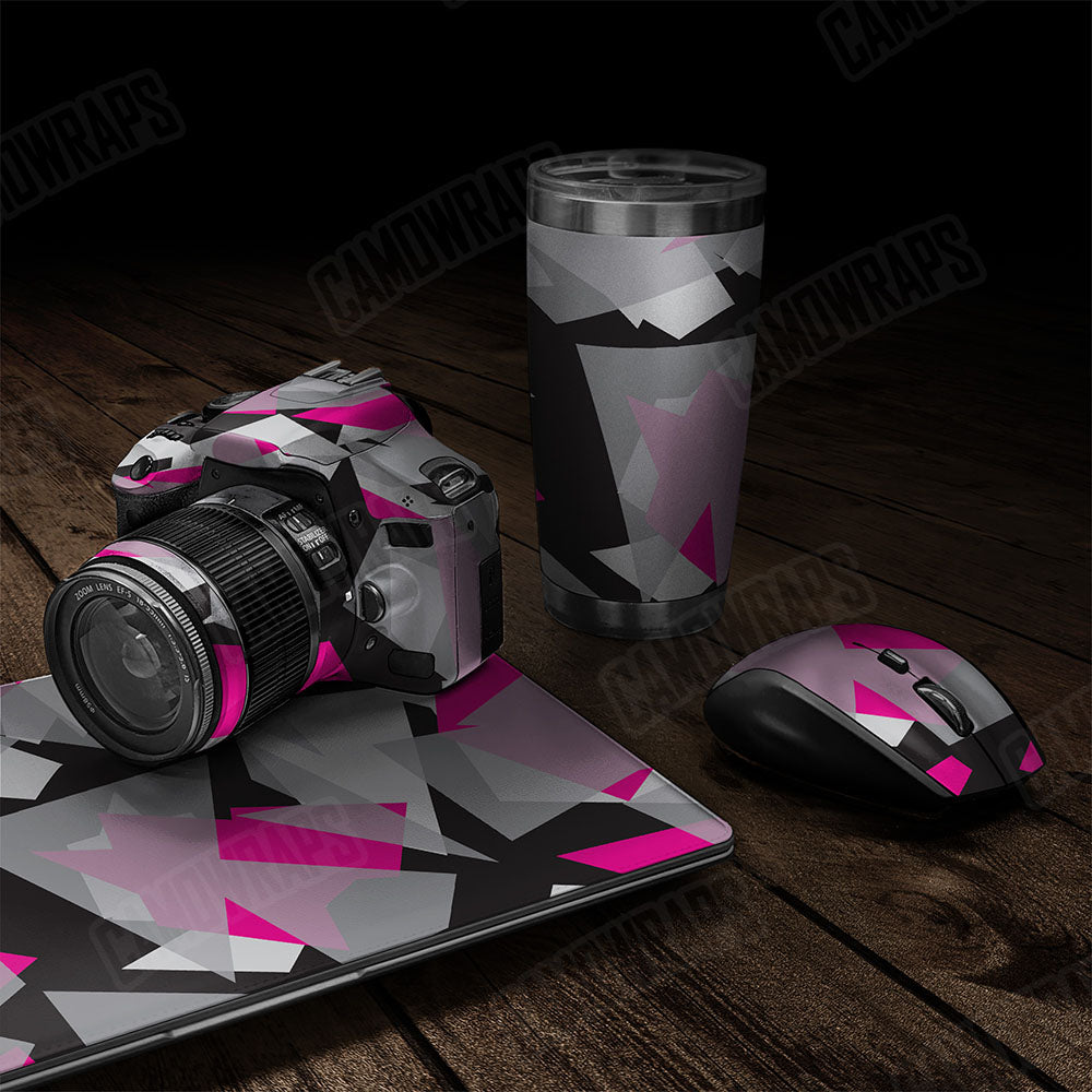 Shattered Magenta Tiger Gear Skin Vinyl Wrap
