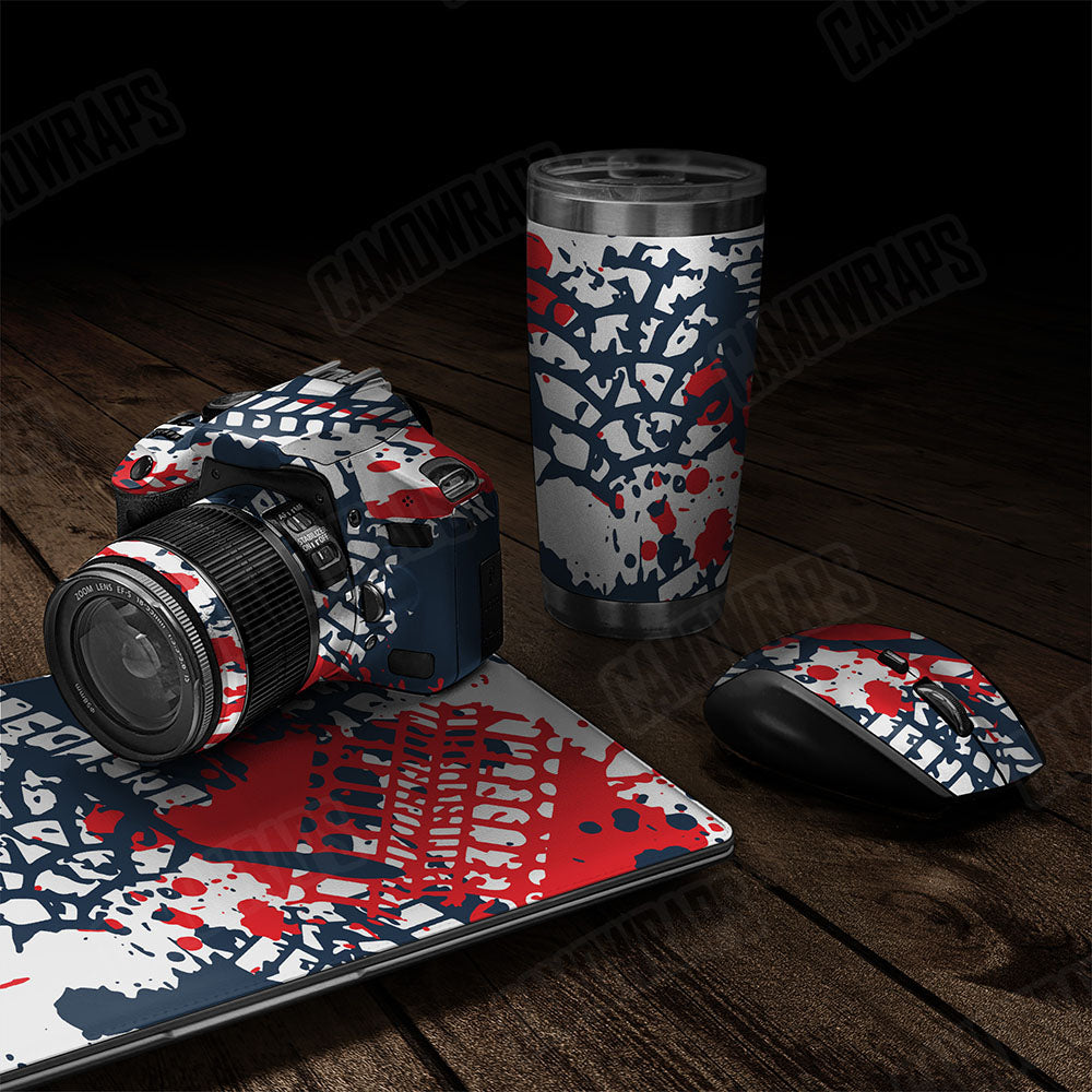 Tire Splatter America Gear Skin Vinyl Wrap