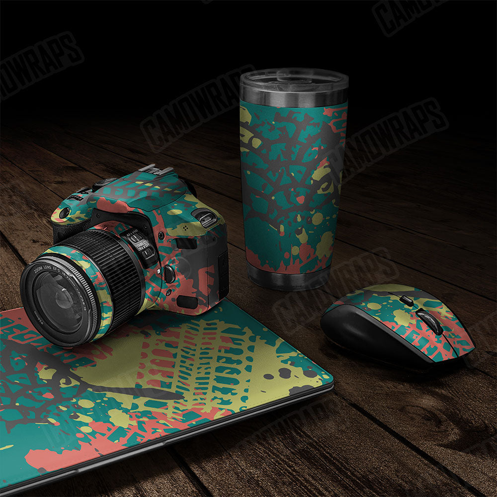 Tire Splatter Fiesta Gear Skin Vinyl Wrap