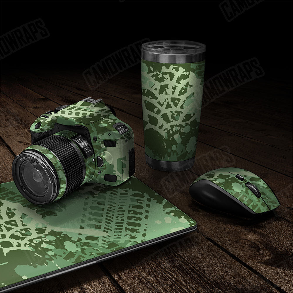 Tire Splatter Pistachio Gear Skin Vinyl Wrap