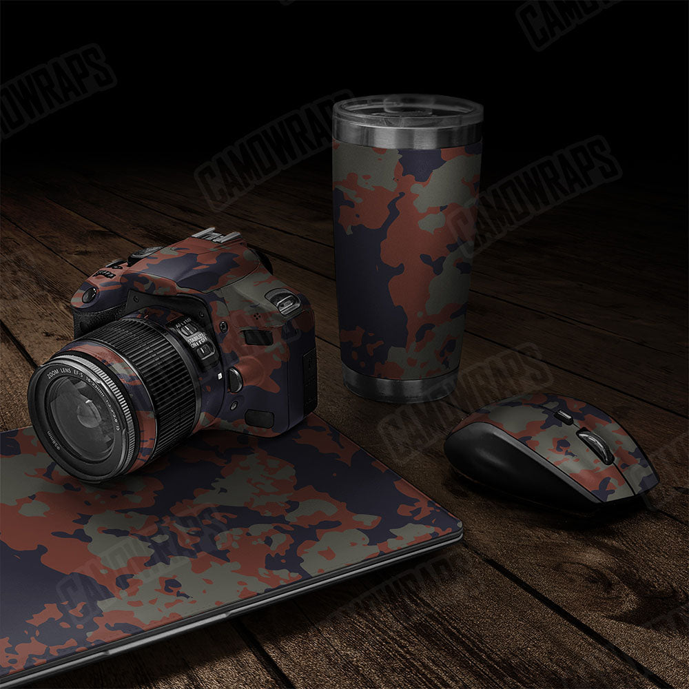 Treetop Blue Copper Gear Skin Vinyl Wrap