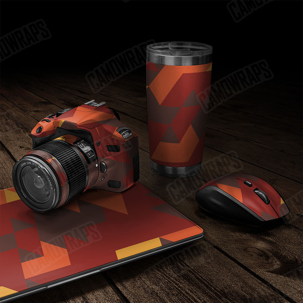 Triangle Autumn Gear Skin Vinyl Wrap