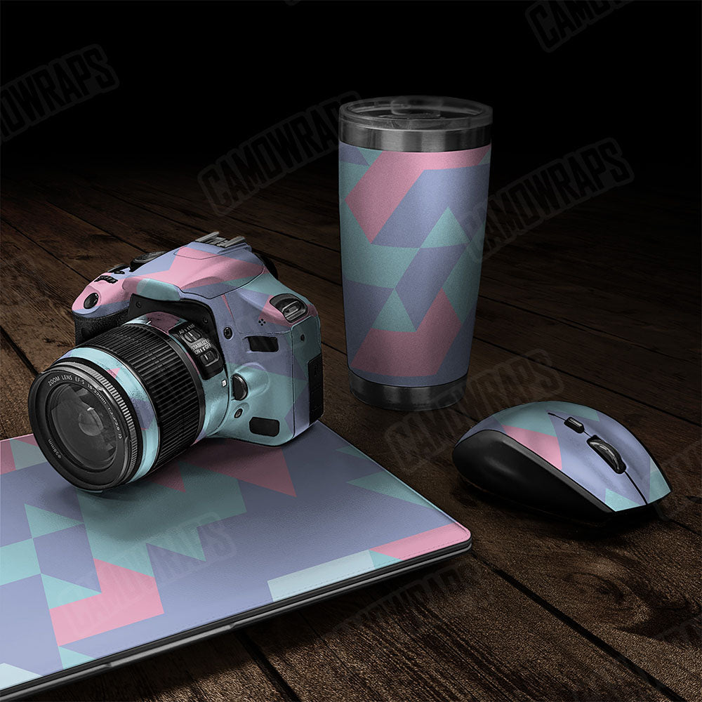 Triangle Cotton Candy Gear Skin Vinyl Wrap