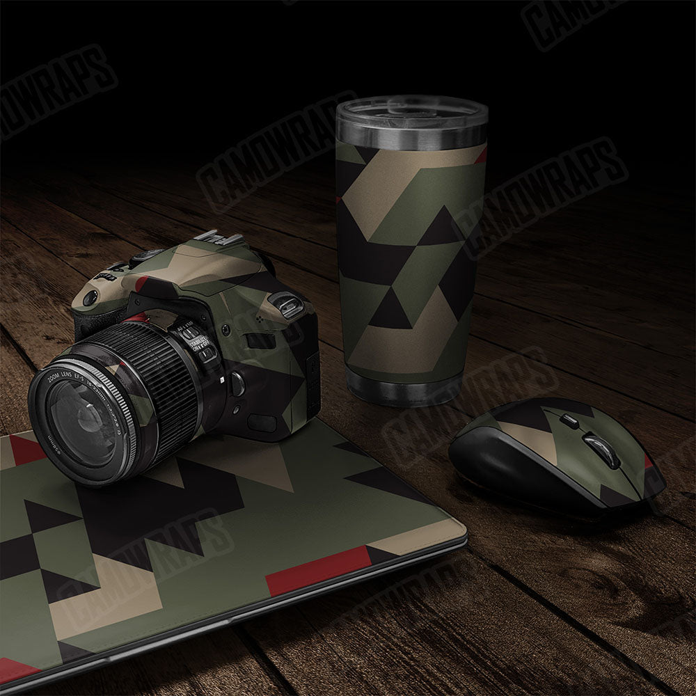 Triangle Militant Red Gear Skin Vinyl Wrap