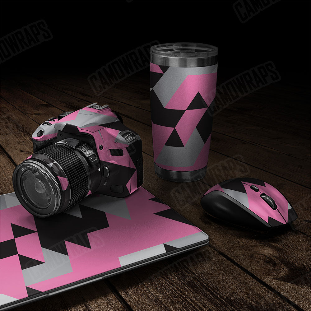 Triangle Pink Tiger Gear Skin Vinyl Wrap
