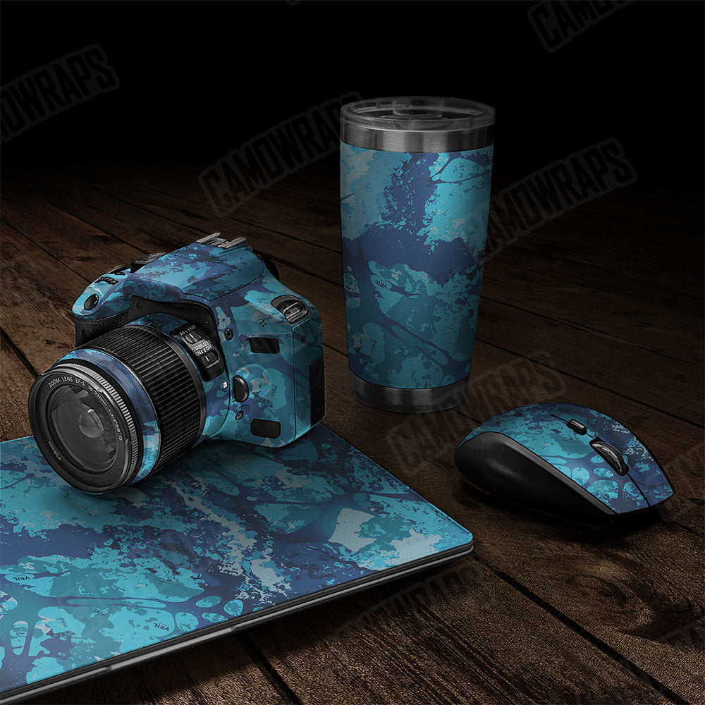 Veil Stoke Aqua Gear Skin Vinyl Wrap