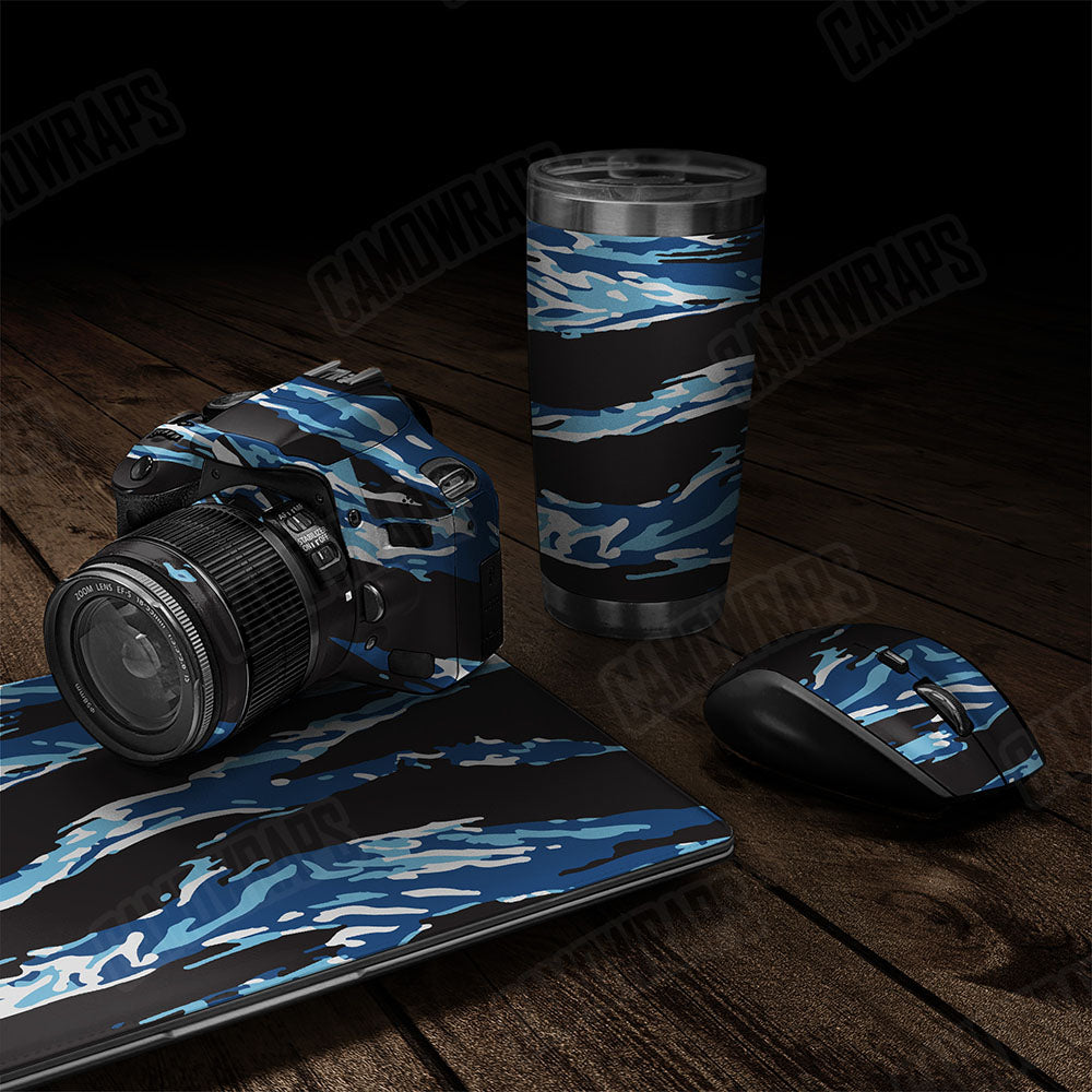 Vietnam Tiger Stripe Baby Blue Gear Skin Vinyl Wrap