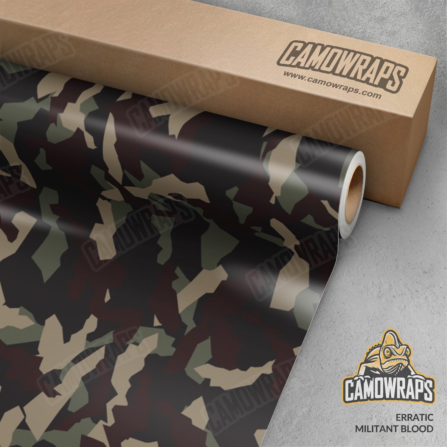 Erratic Militant Blood Camo Vinyl Wrap
