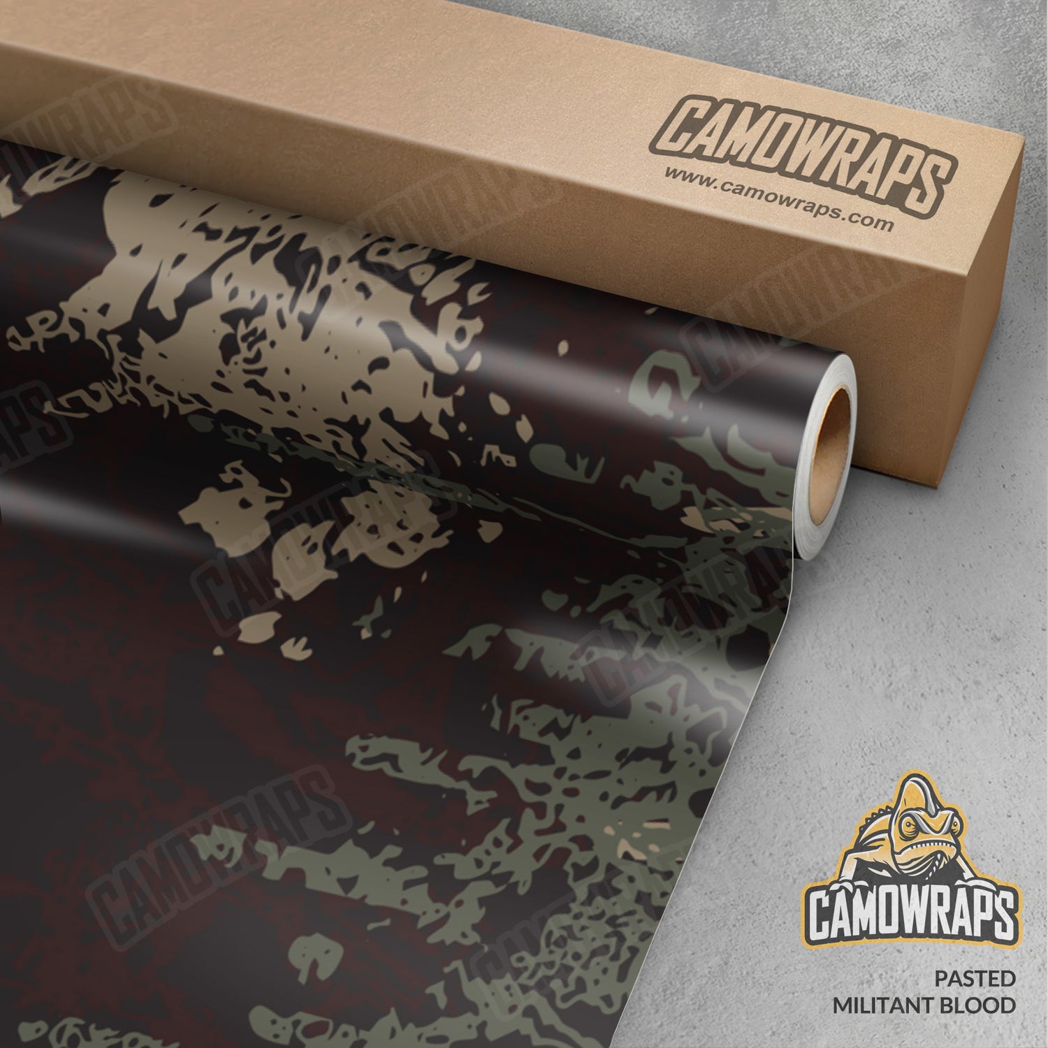 Pasted Militant Blood Camo Vinyl Wrap