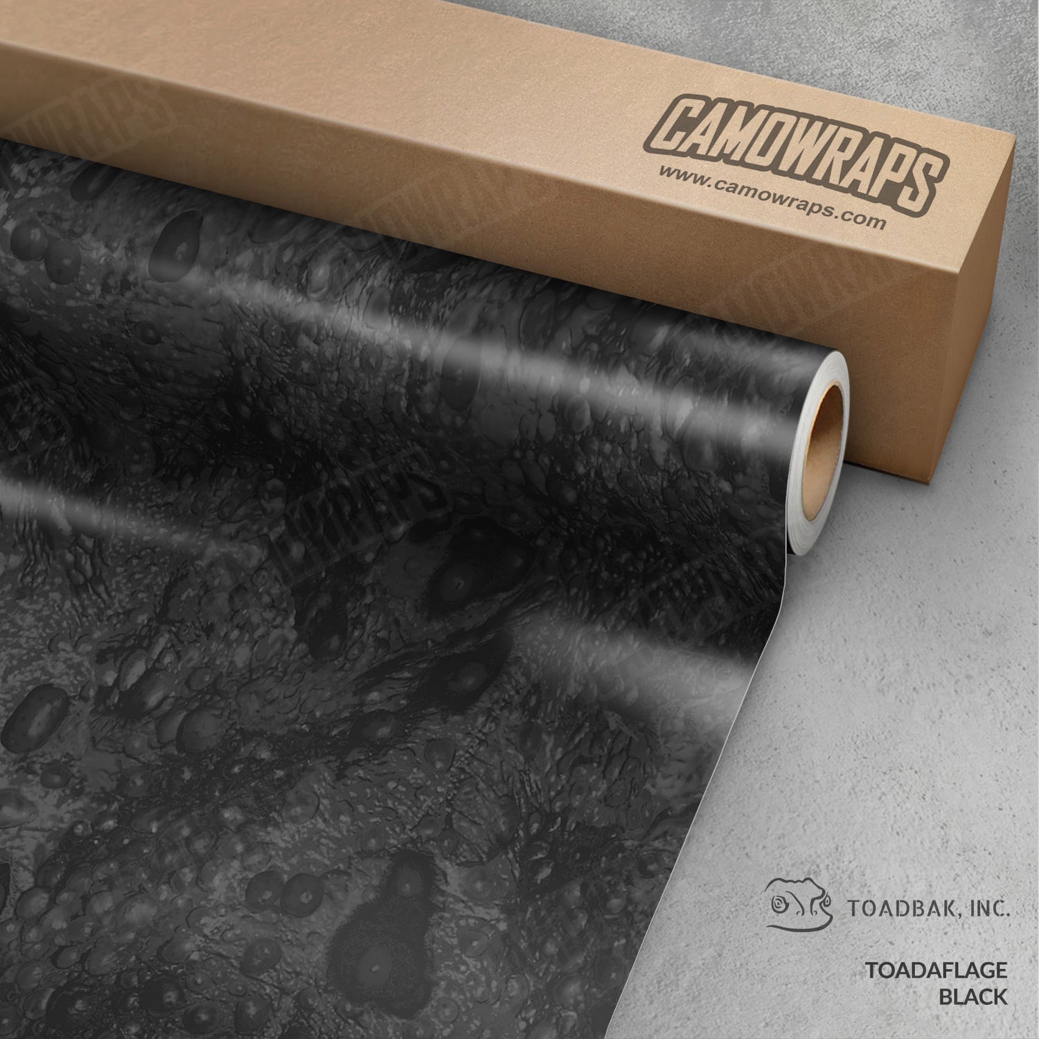 Toadaflage Black Camo Vinyl Wrap