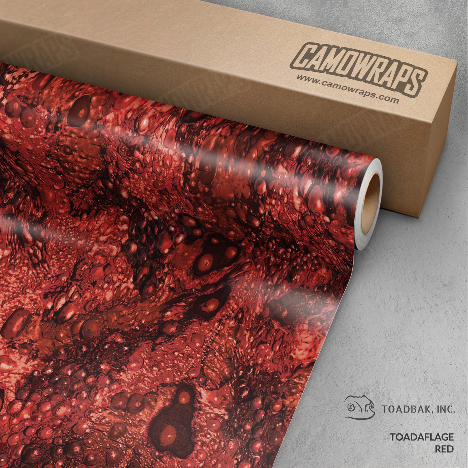 Toadaflage Red Camo Vinyl Wrap