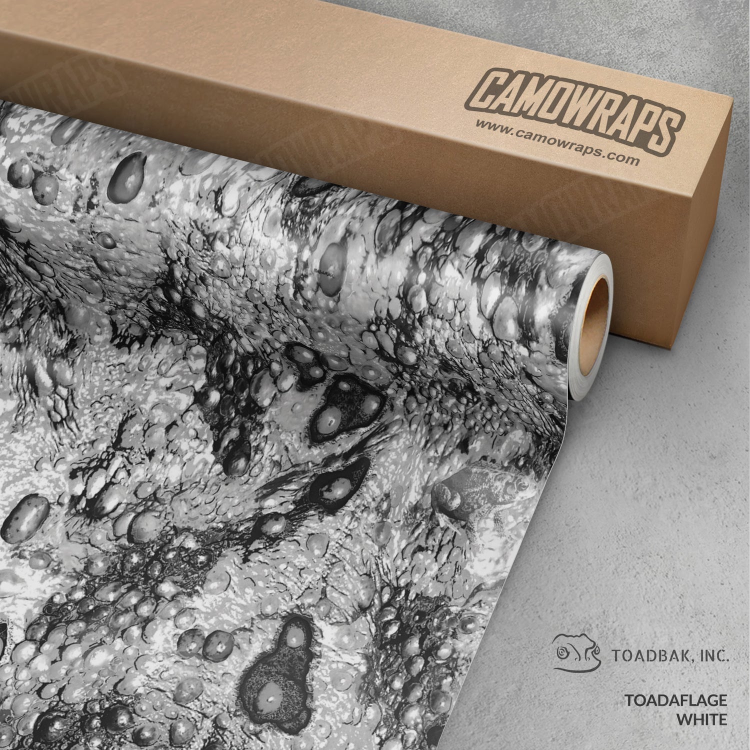 Toadaflage White Camo Vinyl Wrap