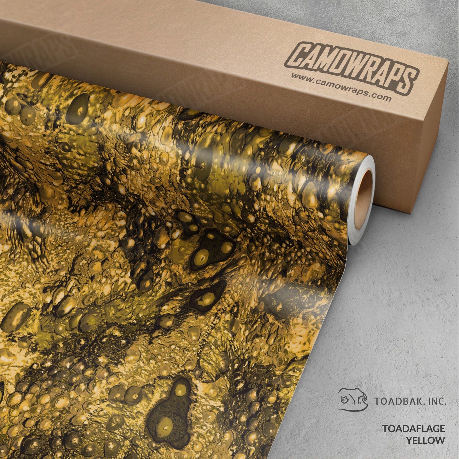 Toadaflage Yellow Camo Vinyl Wrap