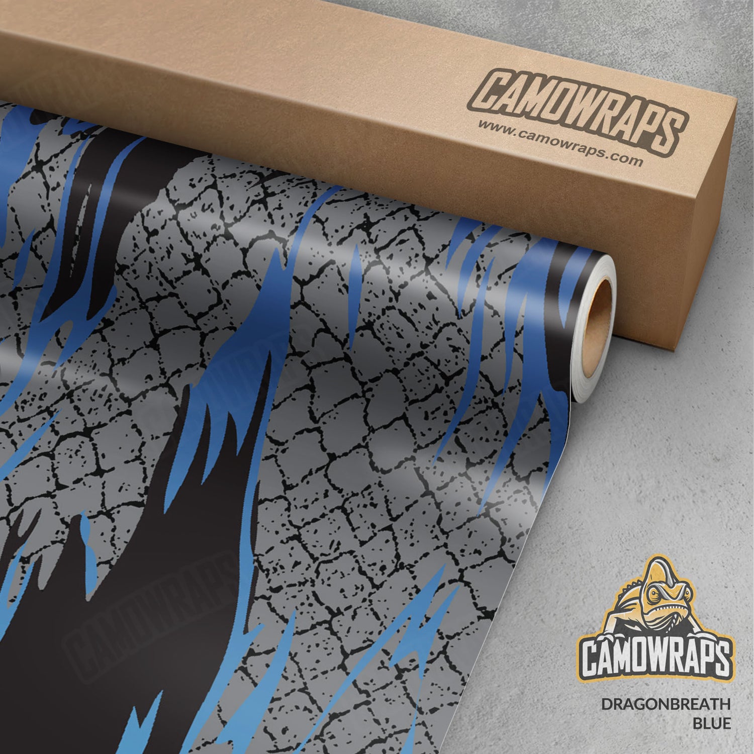 Dragonbreath Blue Gun Skin Vinyl Wrap