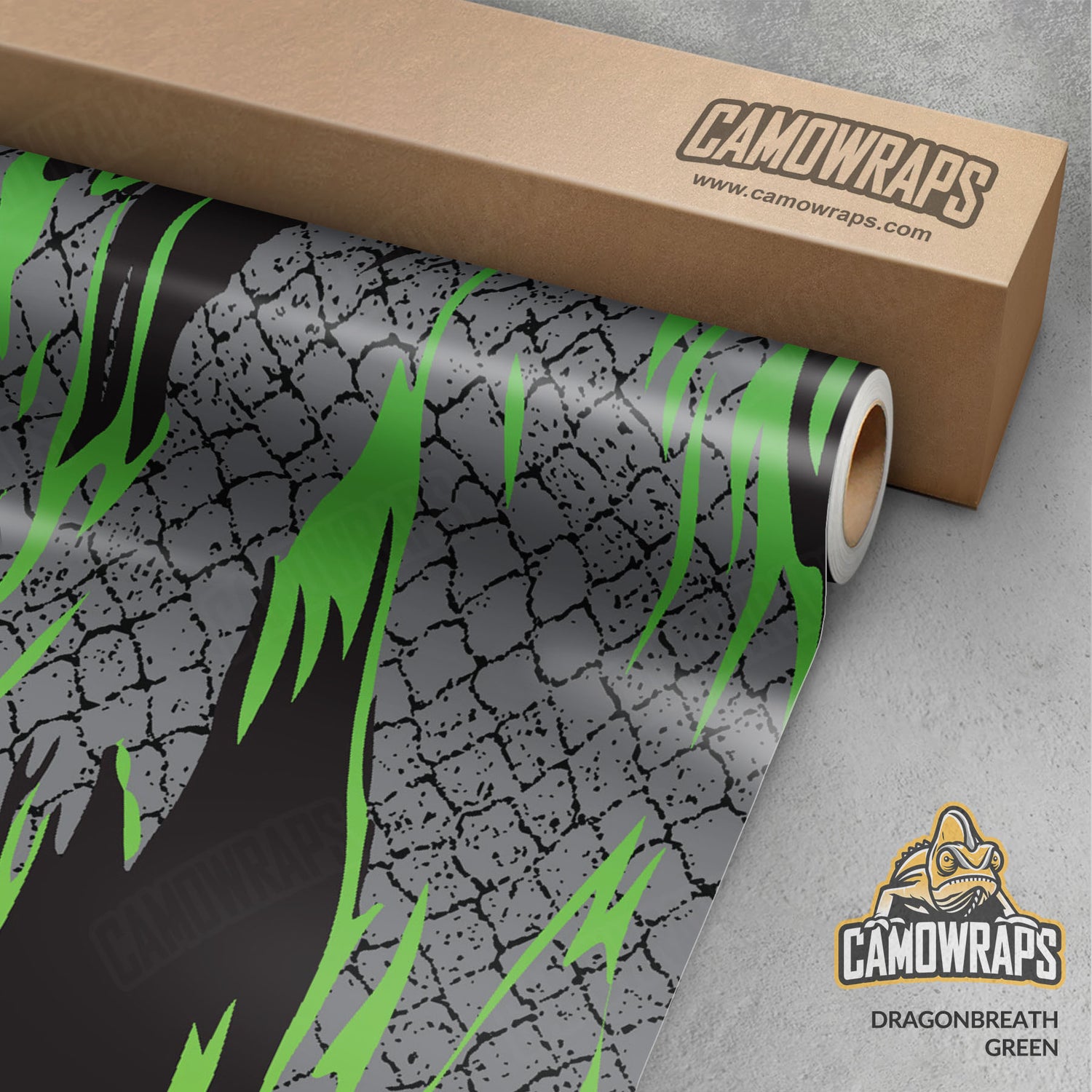 Dragonbreath Green Gun Skin Vinyl Wrap