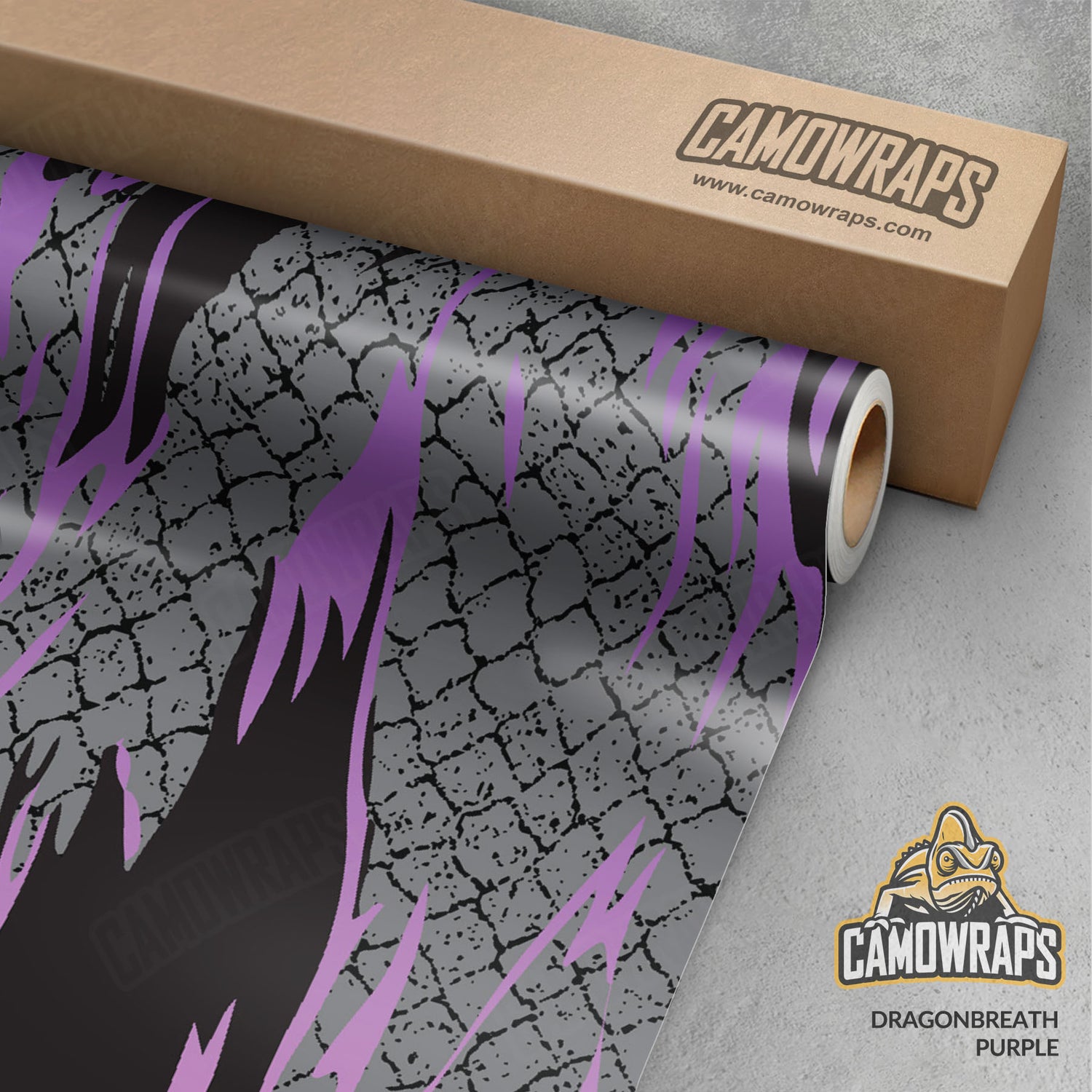 Dragonbreath Purple Gun Skin Vinyl Wrap