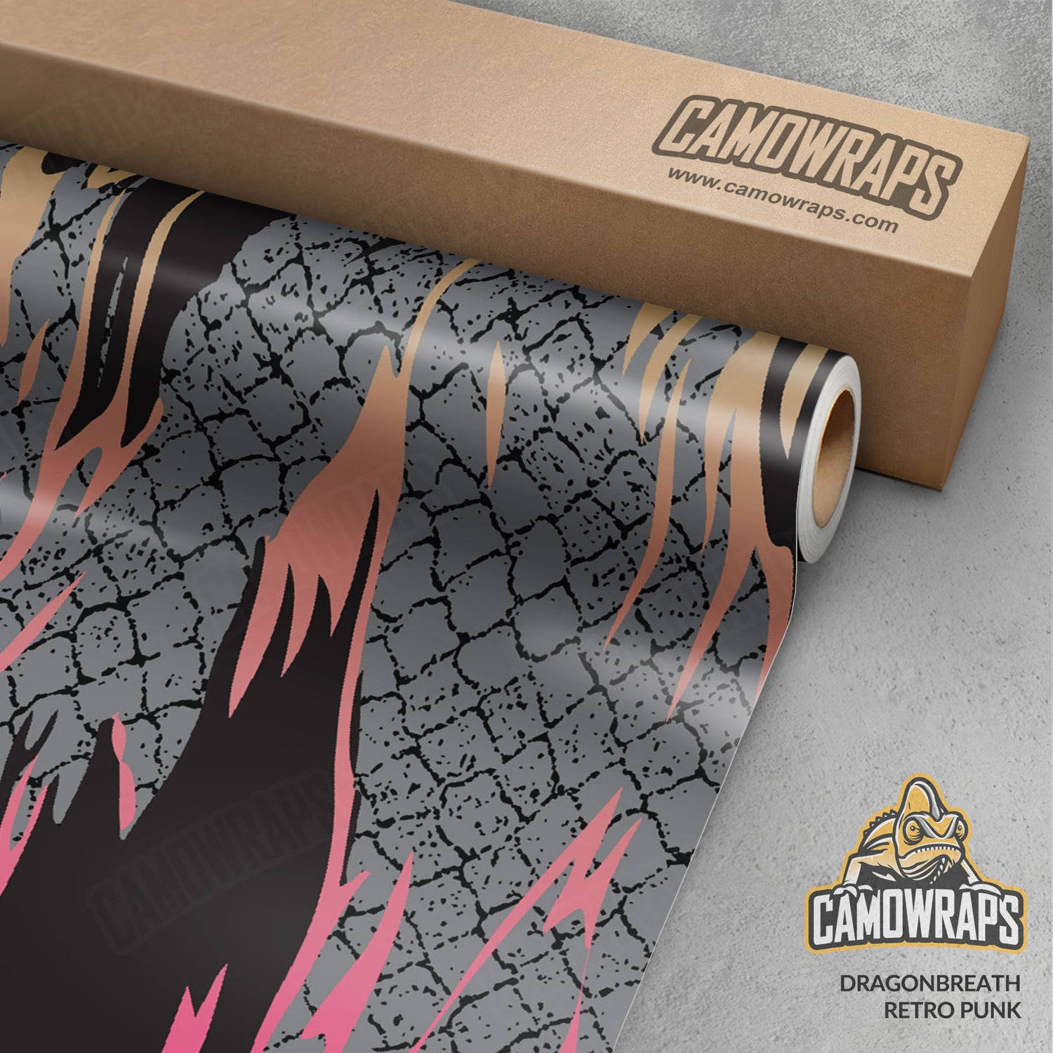 Dragonbreath Retro Punk Gun Skin Vinyl Wrap