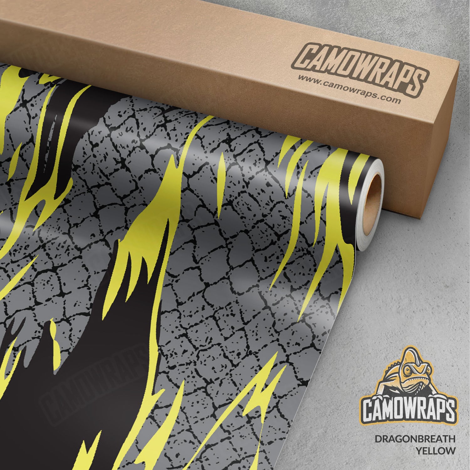 Dragonbreath Yellow Gun Skin Vinyl Wrap