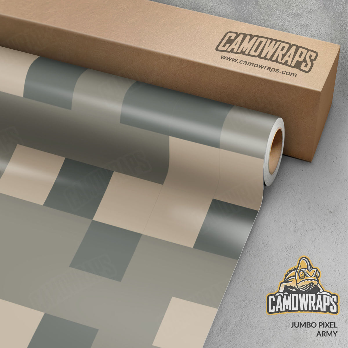 Pixel Army Gun Skin Vinyl Wrap
