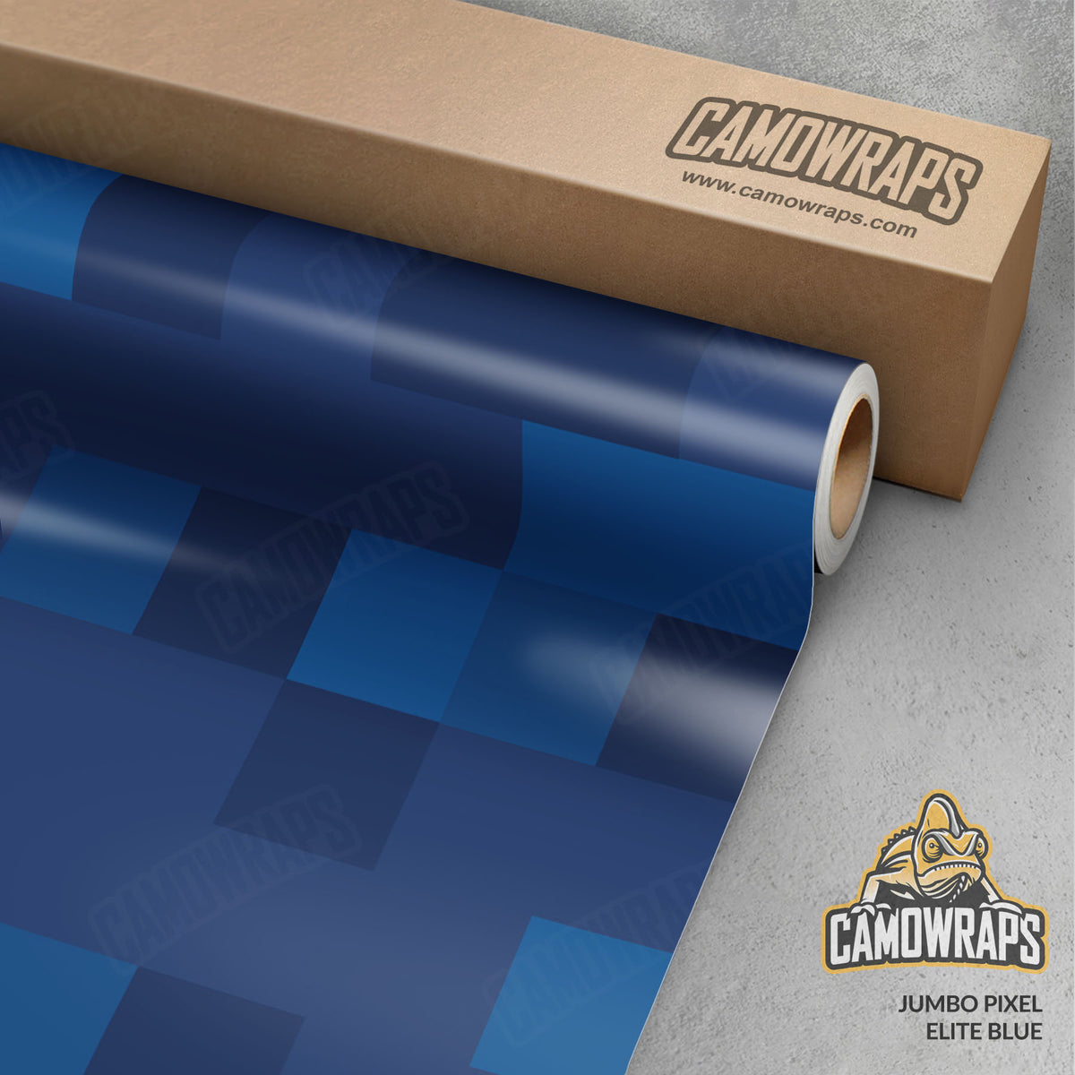 Pixel Elite Blue Gun Skin Vinyl Wrap