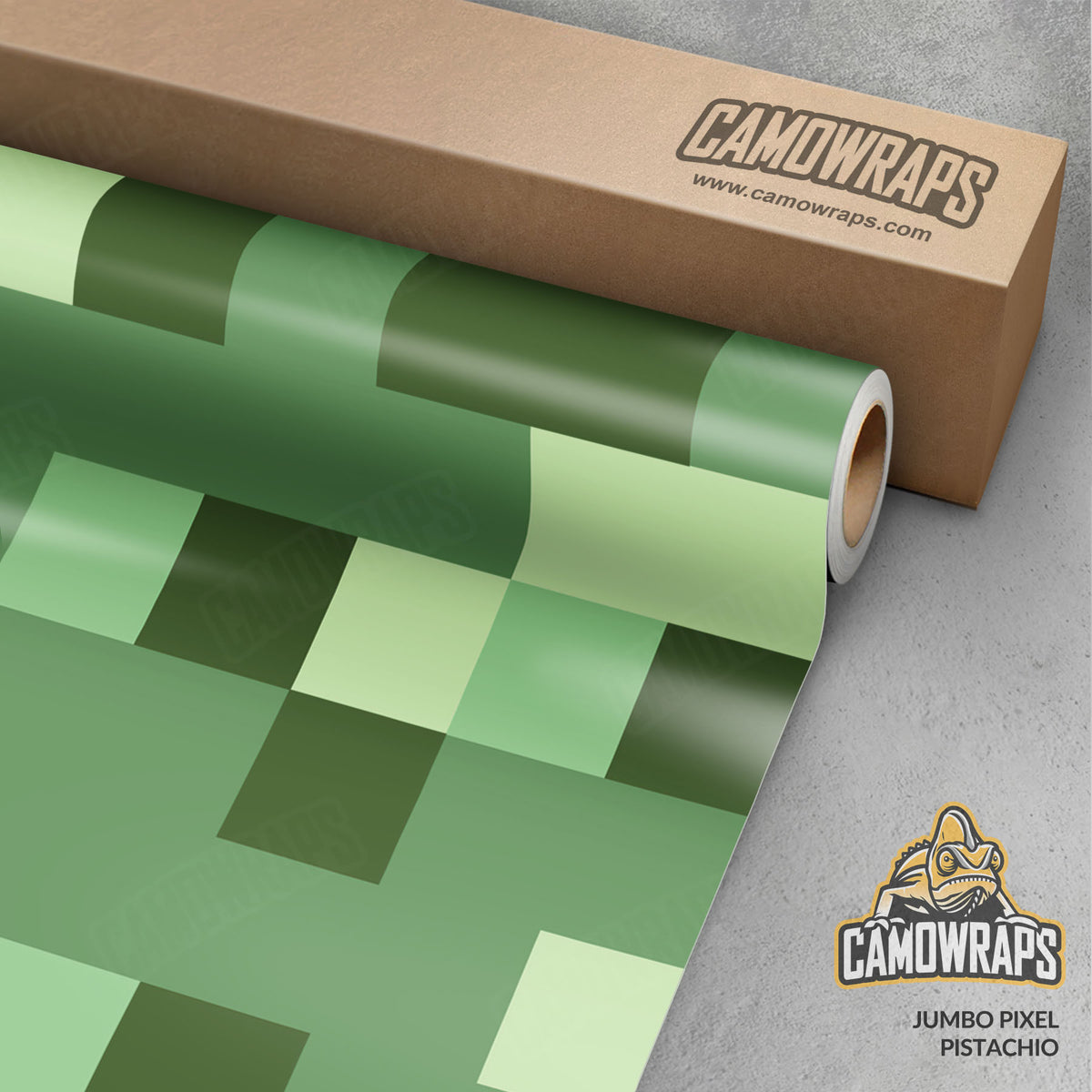 Pixel Pistachio Gun Skin Vinyl Wrap