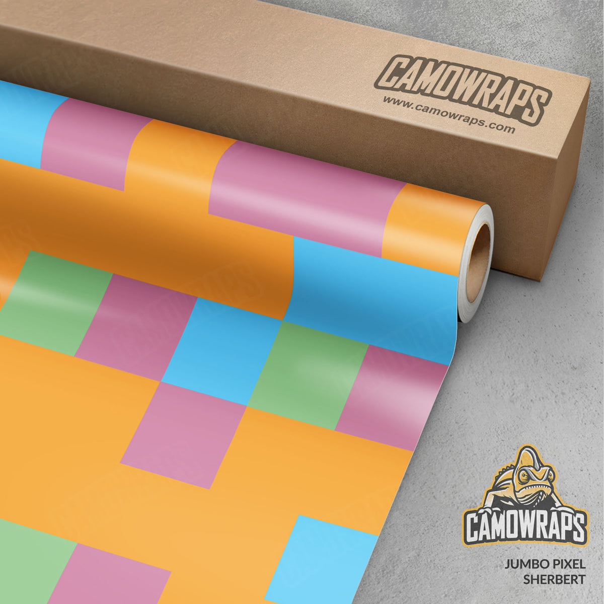 Pixel Sherbert Gun Skin Vinyl Wrap