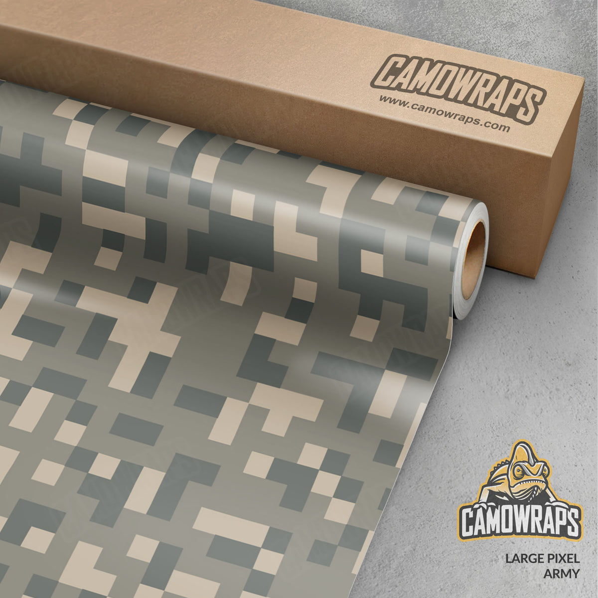 Pixel Army Gun Skin Vinyl Wrap