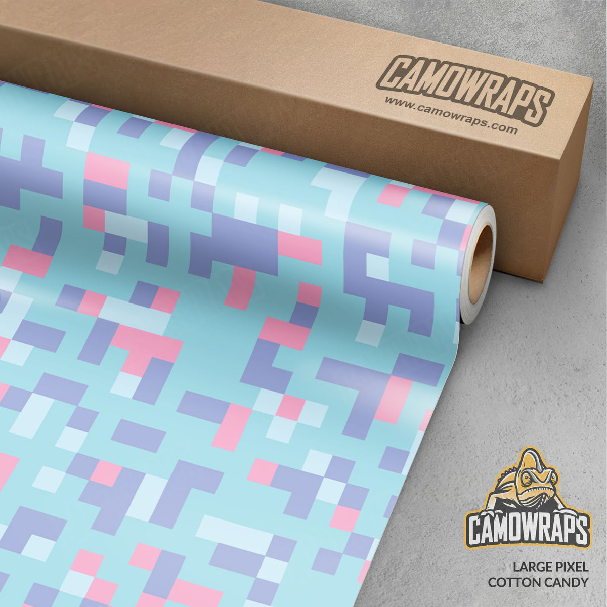 Pixel Cotton Candy Gun Skin Vinyl Wrap