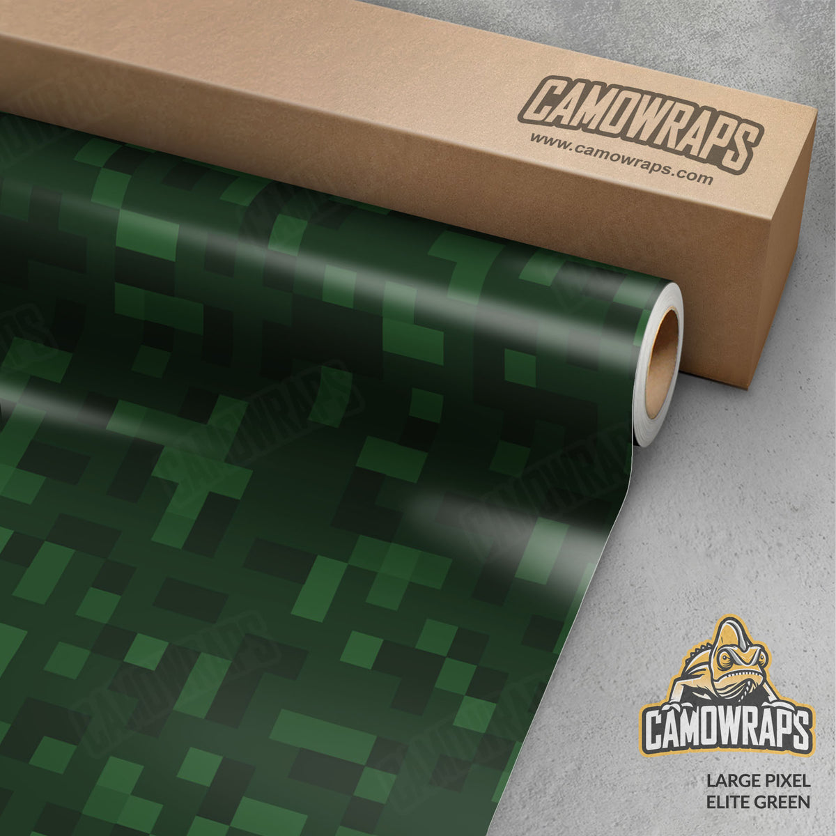 Pixel Elite Green Gun Skin Vinyl Wrap