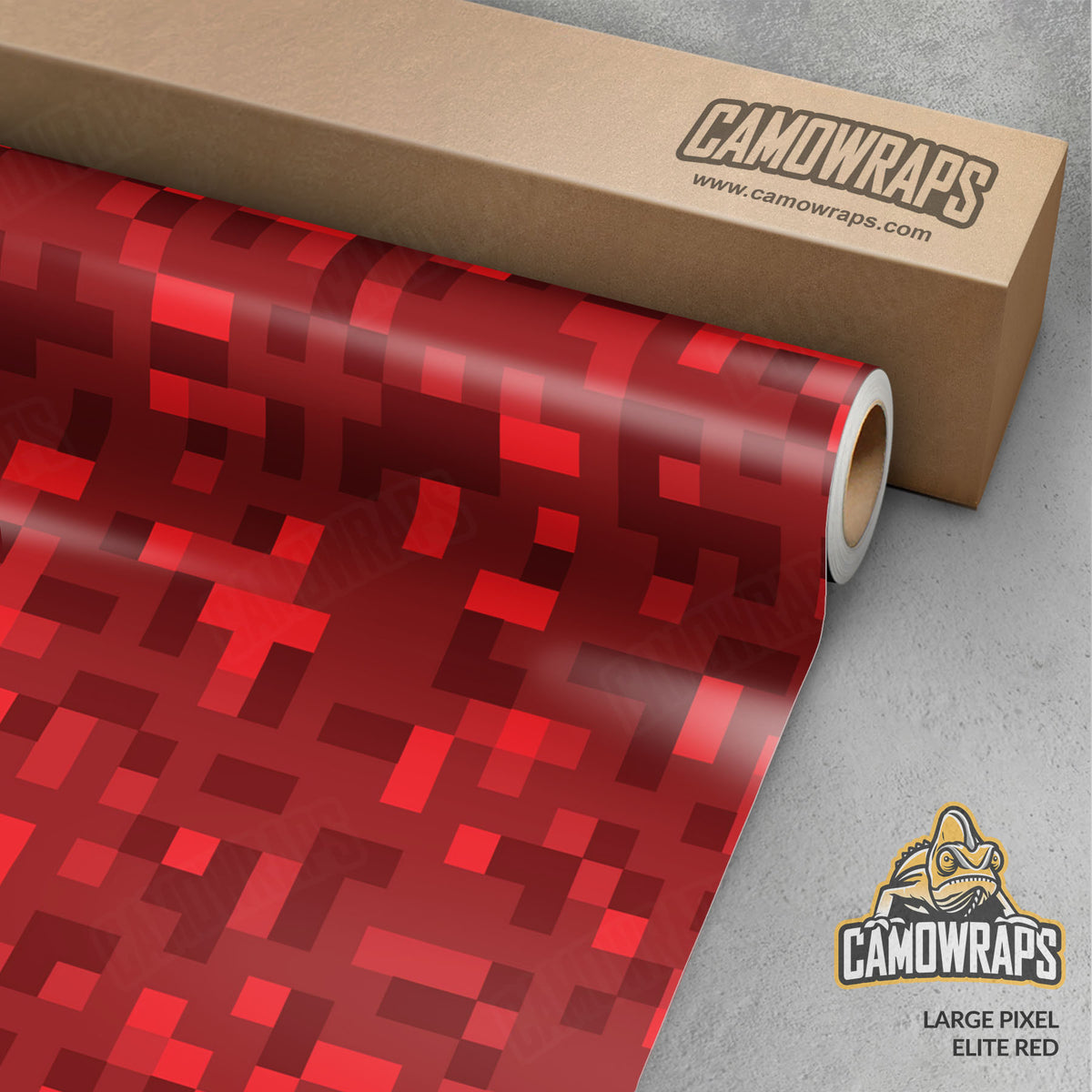 Pixel Elite Red Gun Skin Vinyl Wrap