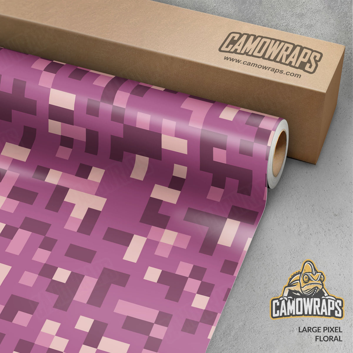 Pixel Floral Gun Skin Vinyl Wrap