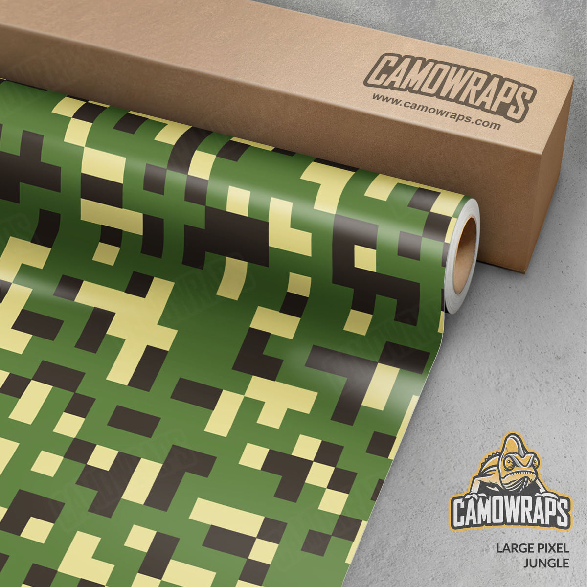 Pixel Jungle Gun Skin Vinyl Wrap