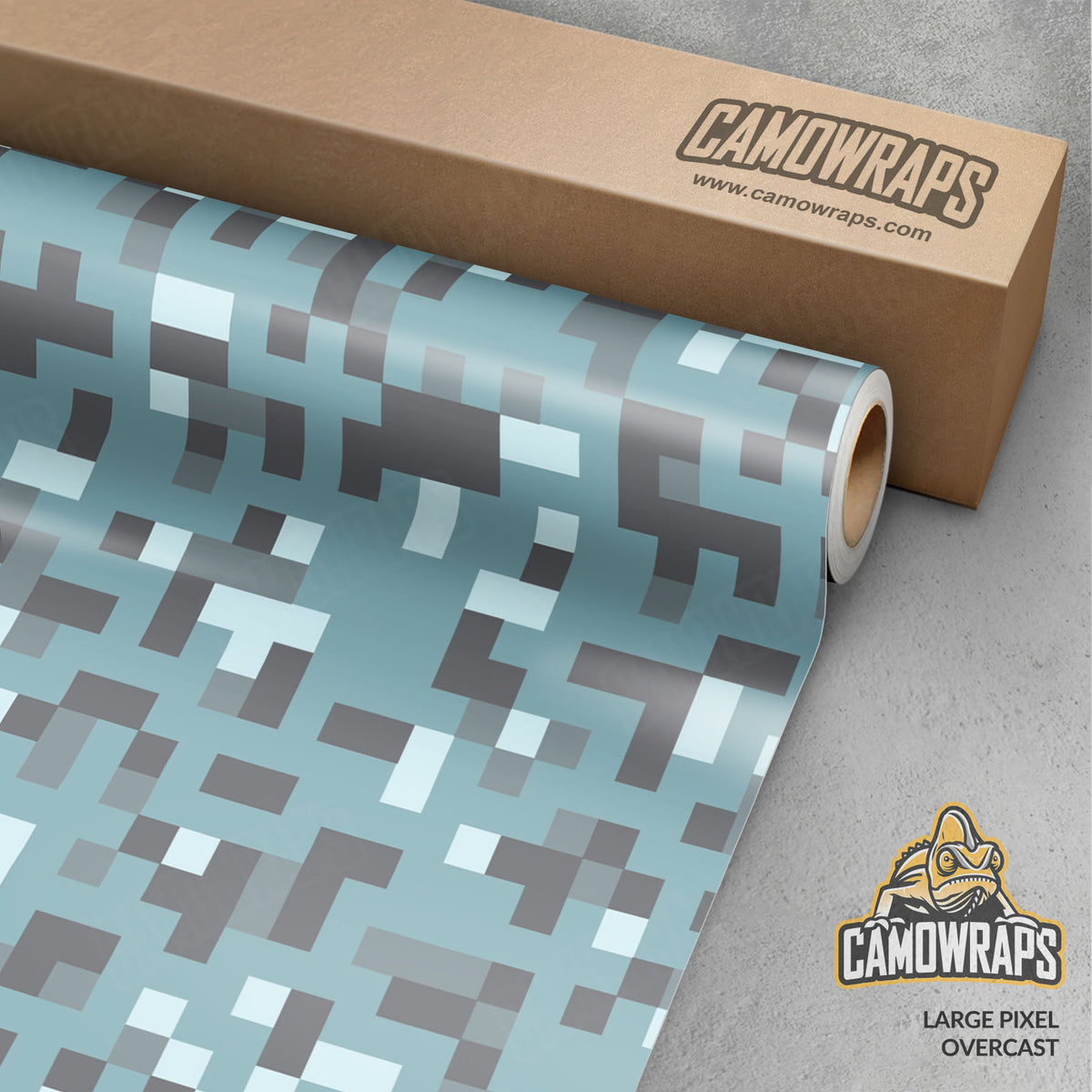 Pixel Overcast Gun Skin Vinyl Wrap