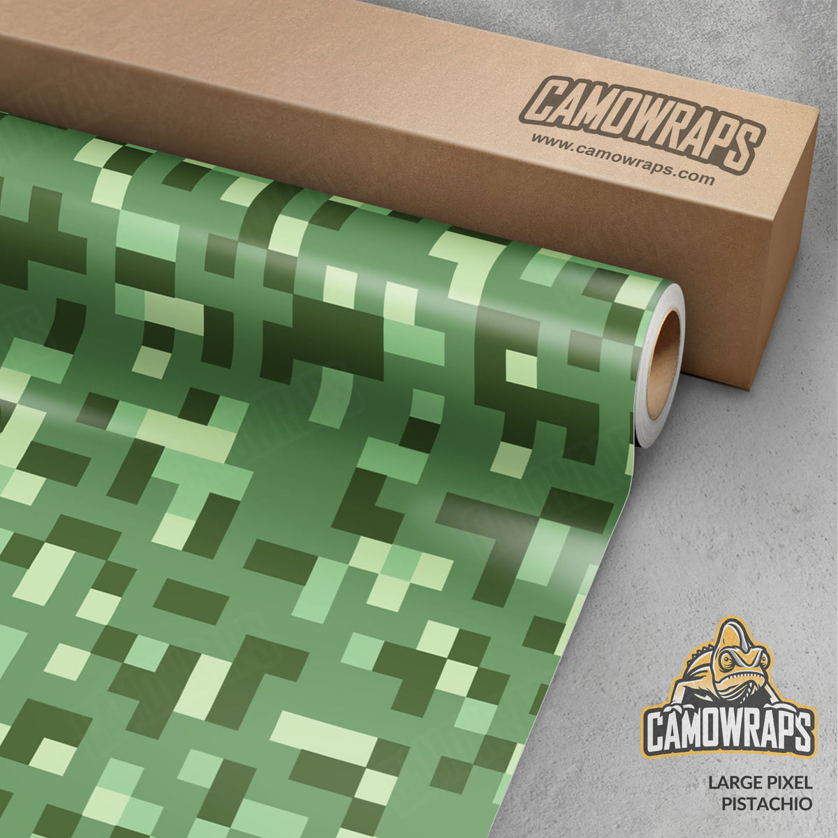 Pixel Pistachio Gun Skin Vinyl Wrap
