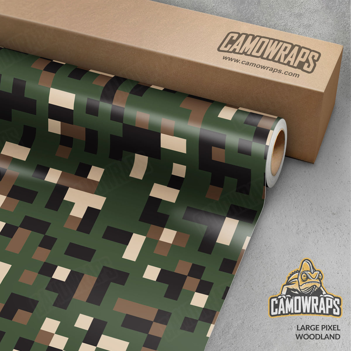 Pixel Woodland Gun Skin Vinyl Wrap