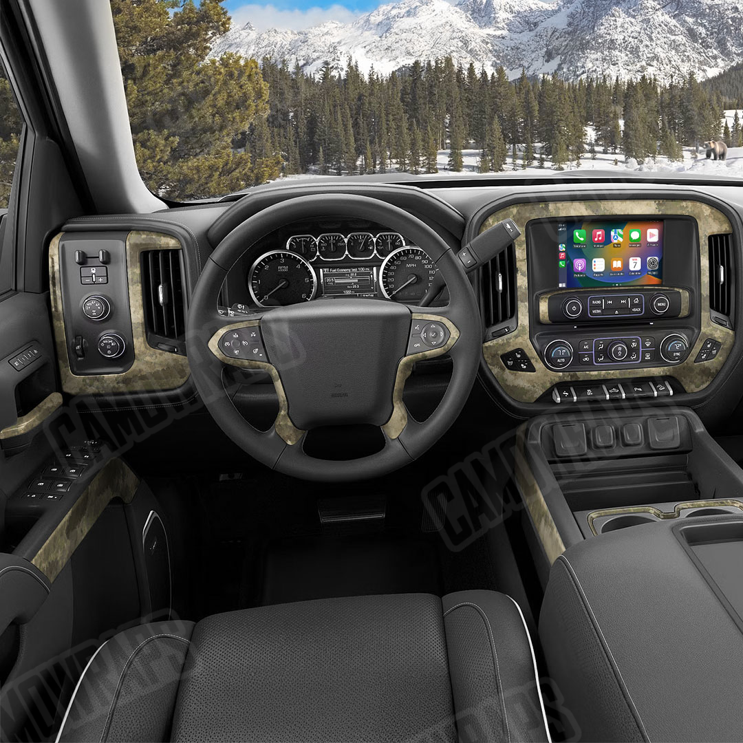 A-TACS AU-X Camo Car Interior Skin