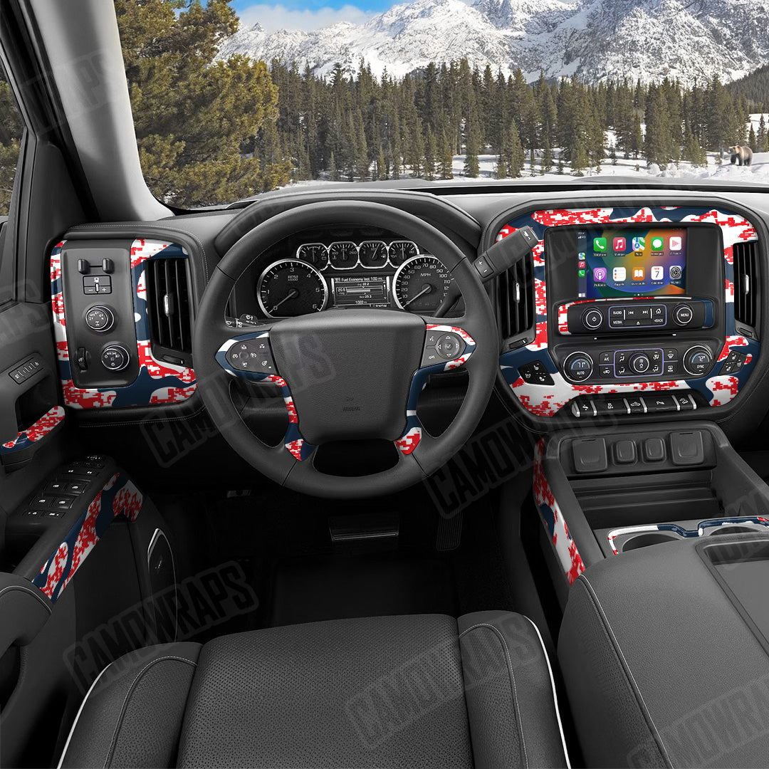 Compound America Camo Car Interior Skin