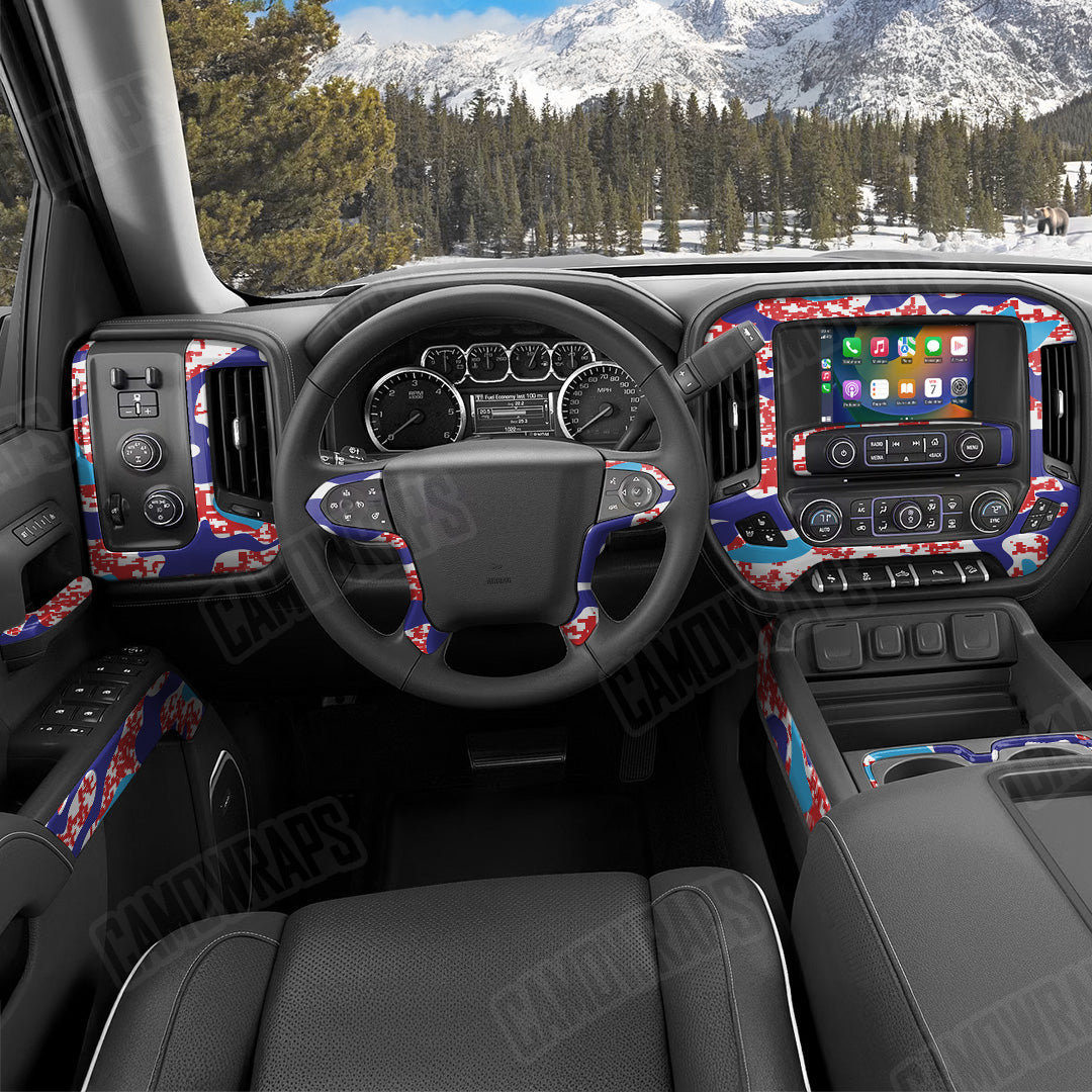Compound M-Series Camo Car Interior Skin