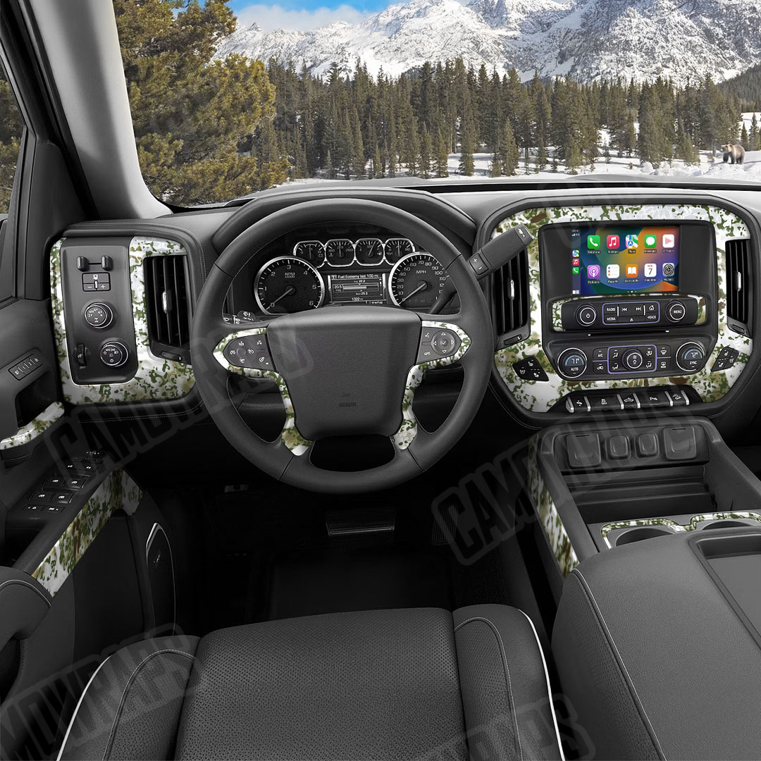 Kryptek Obskura Grom Camo Car Interior Skin