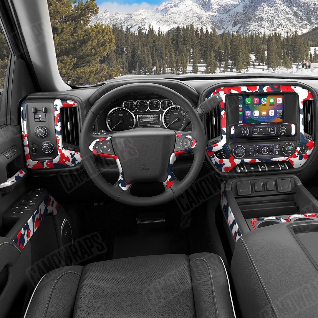 Cumulus America Camo Car Interior Skin