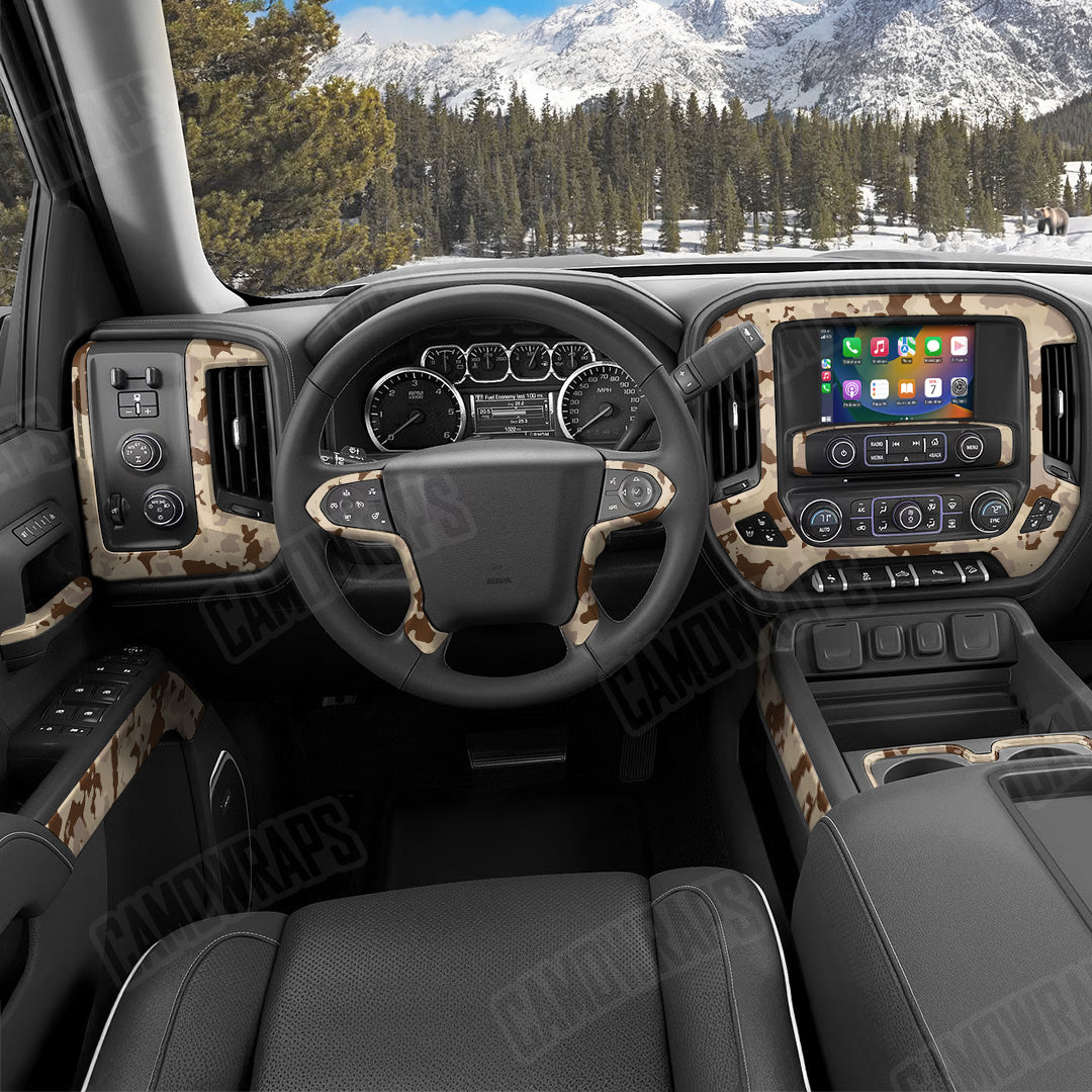 Cumulus Desert Camo Car Interior Skin